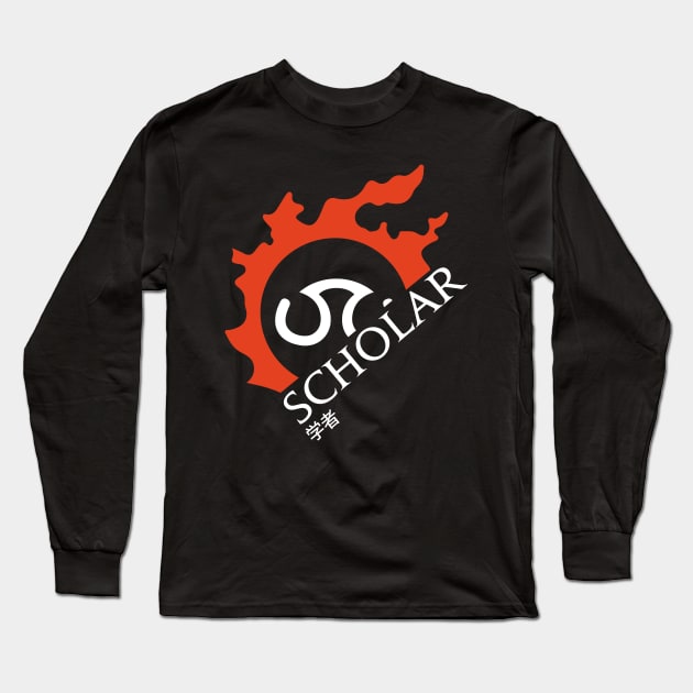 Scholar - For Warriors of Light & Darkness Long Sleeve T-Shirt by Asiadesign